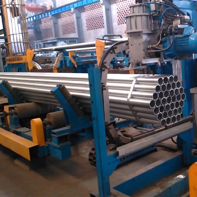 Flanged Notched Closure Automatic Pipe Bundling Machine